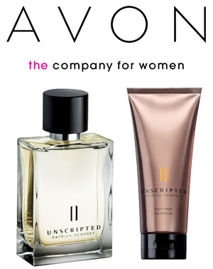 Apa de toaleta si Gel de dus Unscripted Patrick Dempsey oferite de Avon