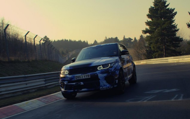 range rover sport nurburgring