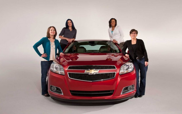 2013-Chevrolet-Malibu-front-view-with-female-engineers