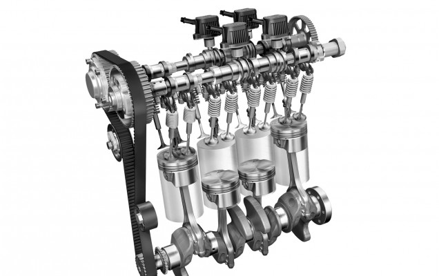 Audi A1 Motor, 2 Zylinder auf Abruf / Cylinder on demand