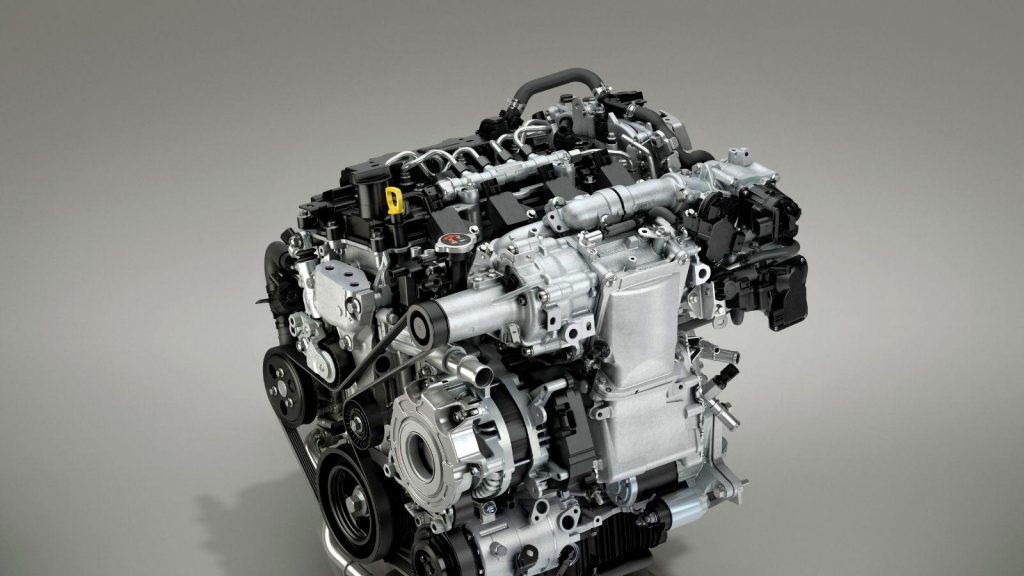 propulsorului Skyactiv-X