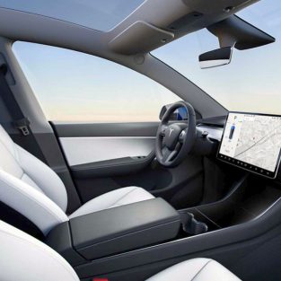 Tesla Model Y interior oficial