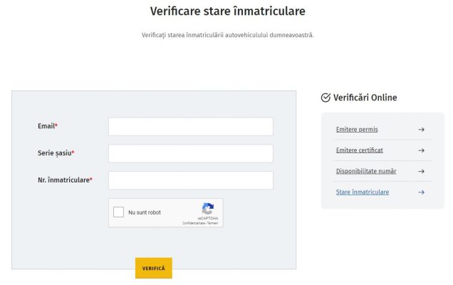 DRPCIV verificare online