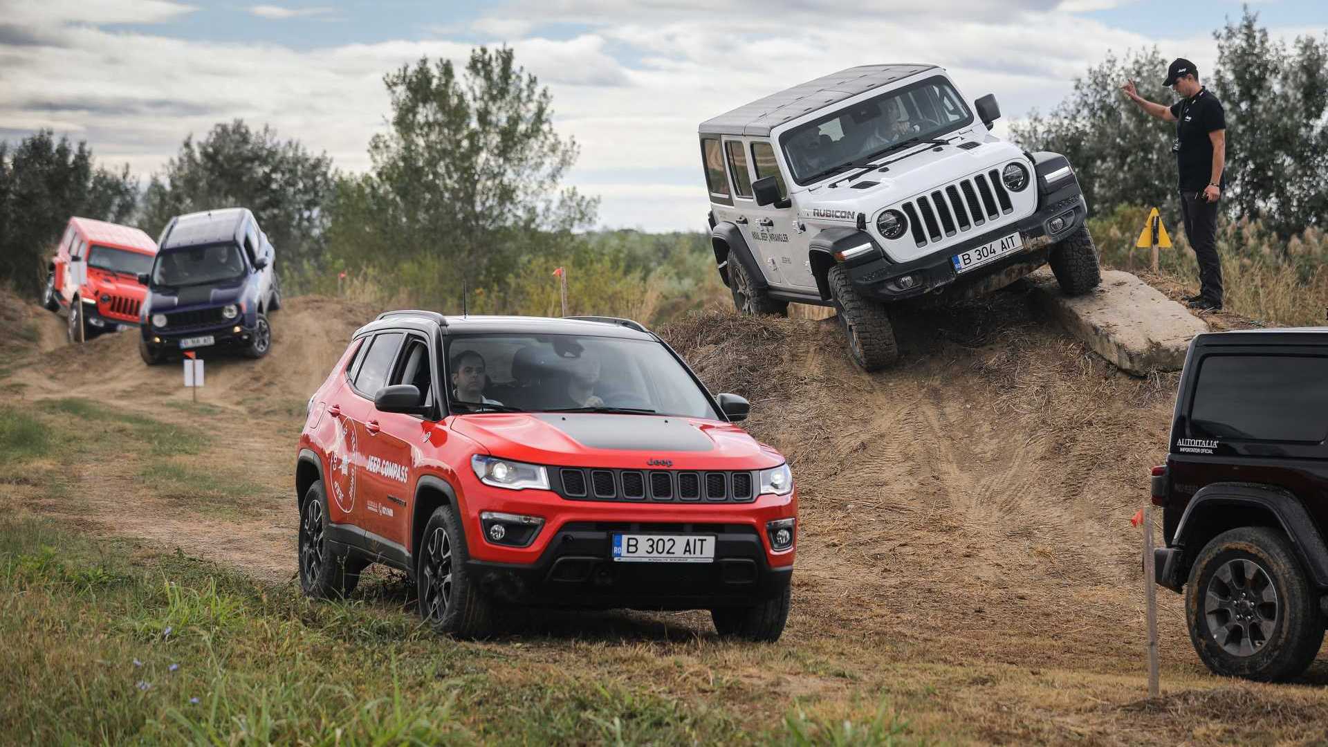 Jeep Adventure Day demonstrație offroad pe circuitul TCS Racing Park