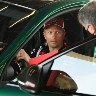 Kimi Räikkönen Alfa Romeo Giulia GTAm