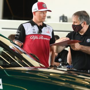 Kimi Räikkönen Alfa Romeo Giulia GTAm